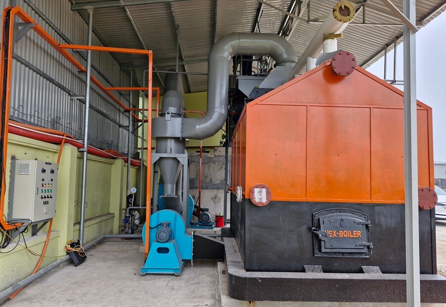 Lò hơi đốt Củi