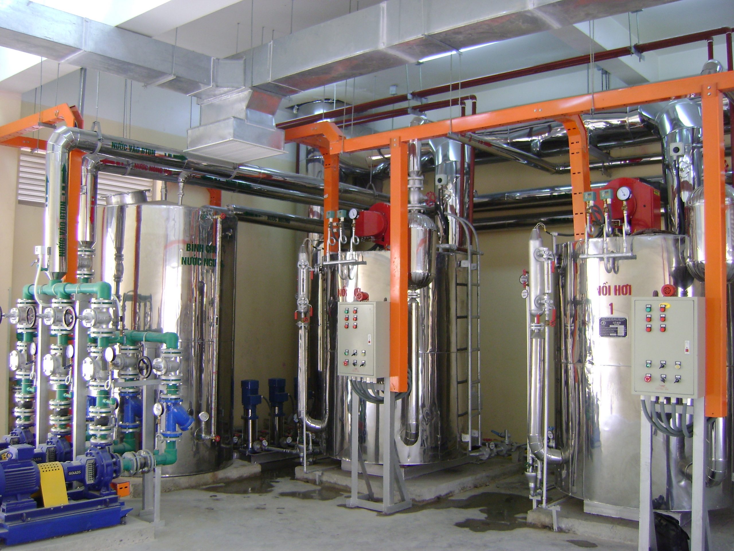 Cấu tạo của lò hơi công nghiệp