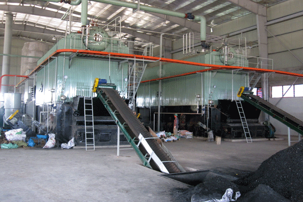 Lò hơi đốt than ghi xích