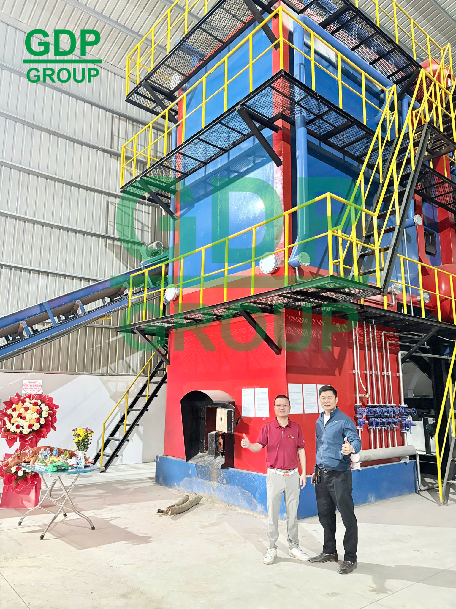 Lò Hơi Tầng Sôi 2 Balong Công Suất 10 Tấn/giờ, Áp Suất 12 Bar