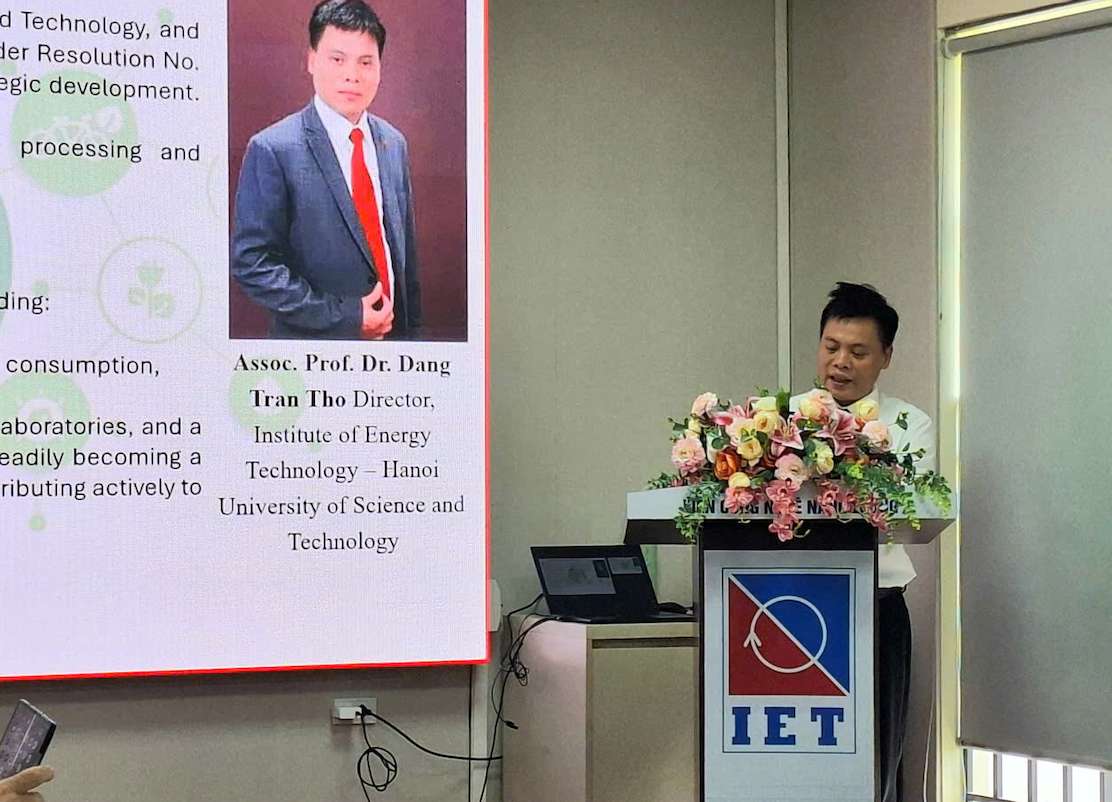 PGS.TS. Đặng Trần Thọ, Viện trưởng Viện Công nghệ Năng lượng (Đại học Bách khoa Hà Nội). Ảnh: Tuyết Lan 
